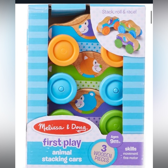 Melissa and Doug Animal Stacking Cars - Picture 1 of 2